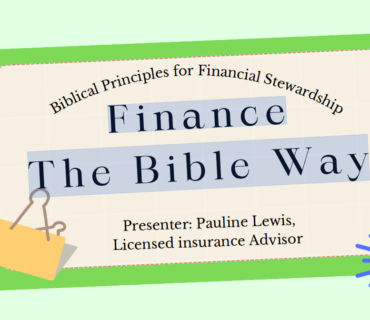 Finance The Bible Way